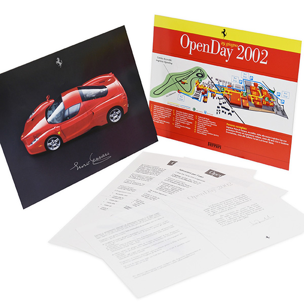 Ferrari Open Day2002 Map&Leaflet Set
