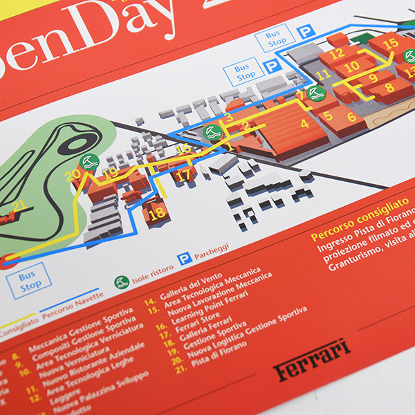 Ferrari Open Day2002 Map&Leaflet Set