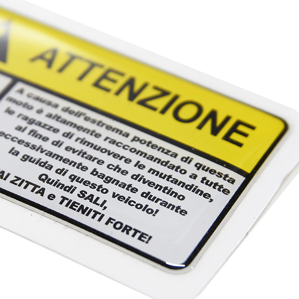 ATTENZIONE 3D Sticker