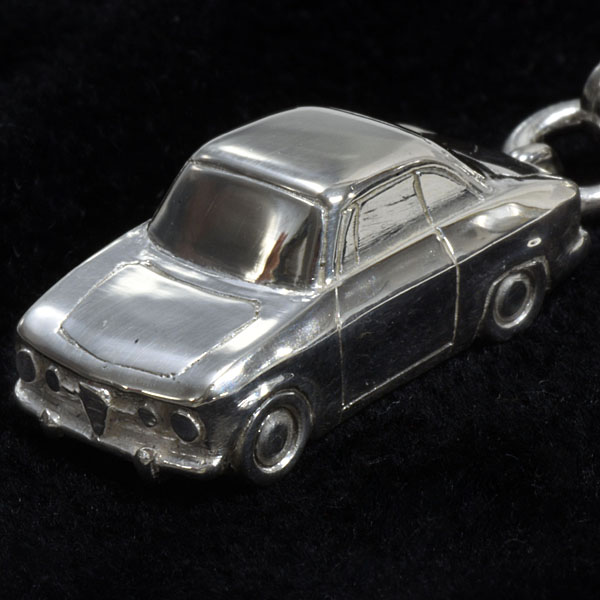 Alfa Romeo Giulia 1750 GTV Sterling silver Keyring