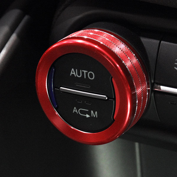 Alfa Romeo GIULIA/STELVIO Air Control Dial Ring(Red)