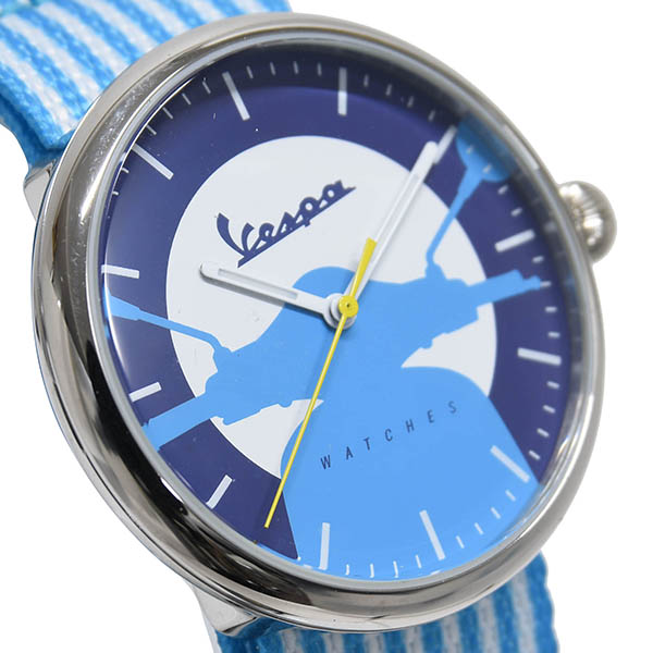 Vespa Official Watch-IRREVERENT-(Stripe/Blue)