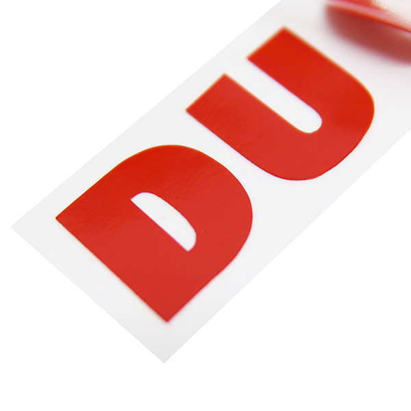 DUCATI Logo Sticker(Die Cut/Red/160mm)