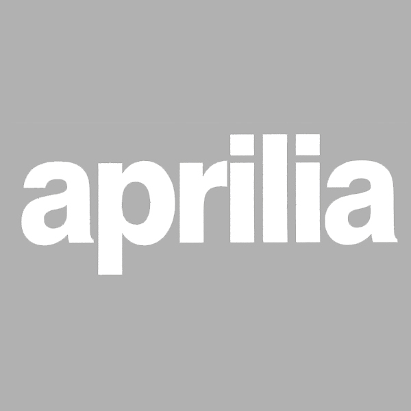 Aprilia Logo Sticker(Die Cut/White/150mm)