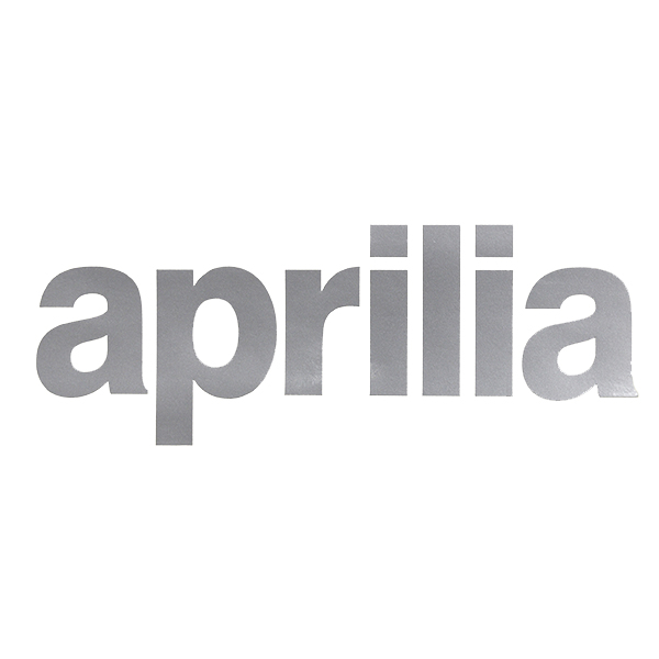 Aprilia Logo Sticker(Die Cut/Silver/150mm)