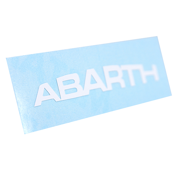 ABARTH NEW Logo Sticker(Die Cut/White/50mm)