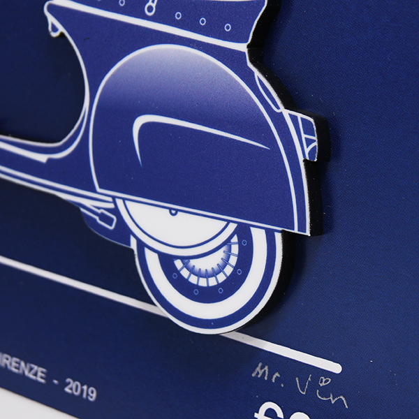 VESPA GS160 Stamp type illustration-BLUEPRINT-by Mr.Vin (Small)