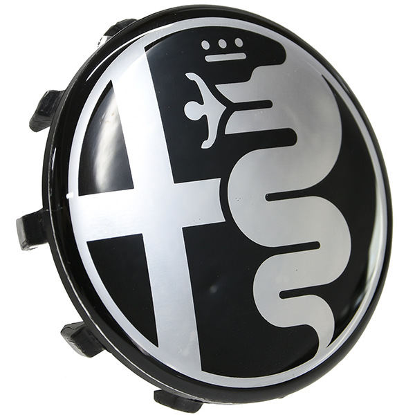 Alfa Romeo New Emblem Wheel hub cap(Black/Chrome)