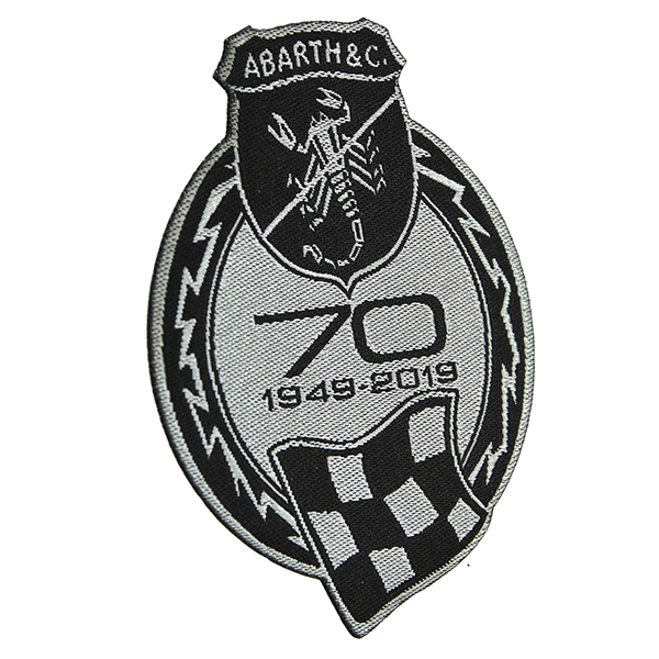 ABARTH Official 70th Anniversary Emblem Patch