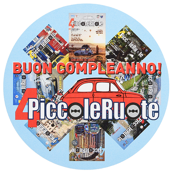 FIAT 500 CLUB ITALIA BUON COMPLEANNO Sticker