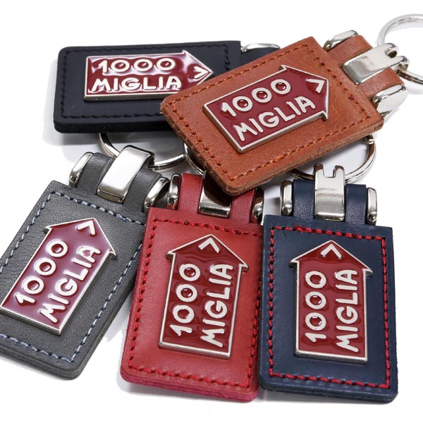 1000 MIGLIA Official Leather Keyring