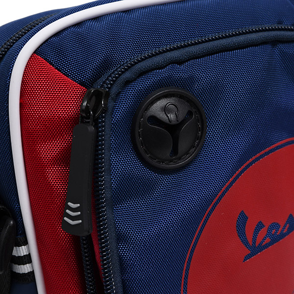 Vespa Official City Cross Schoulder Bag(Blue/Red) 