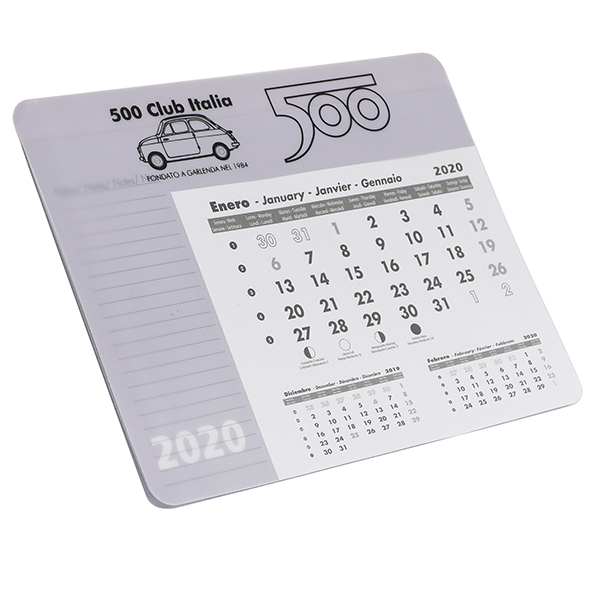 FIAT 500 CLUB ITALIA 2020  mouse pad calender