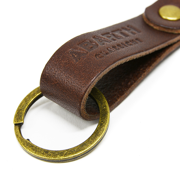 ABARTH Classiche Leather Keyring