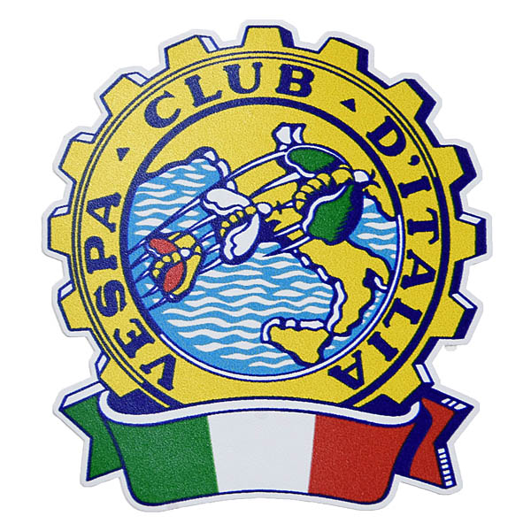 Vespa Club ITALIA エンブレムステッカー
