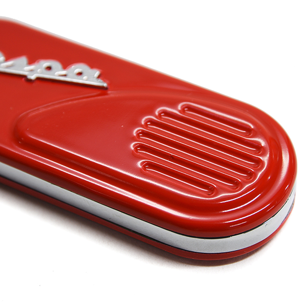 Vespa Official Side Cowl Keyring(Red)