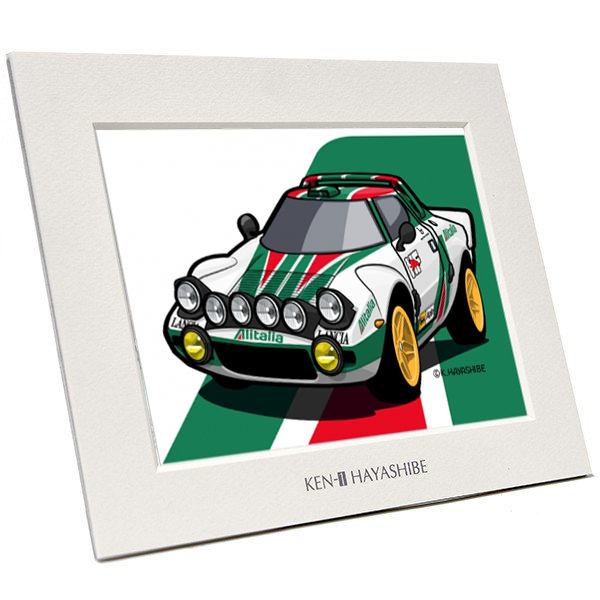 LANCIA Stratos Deformer Illustration by Kenichi Hayashibe