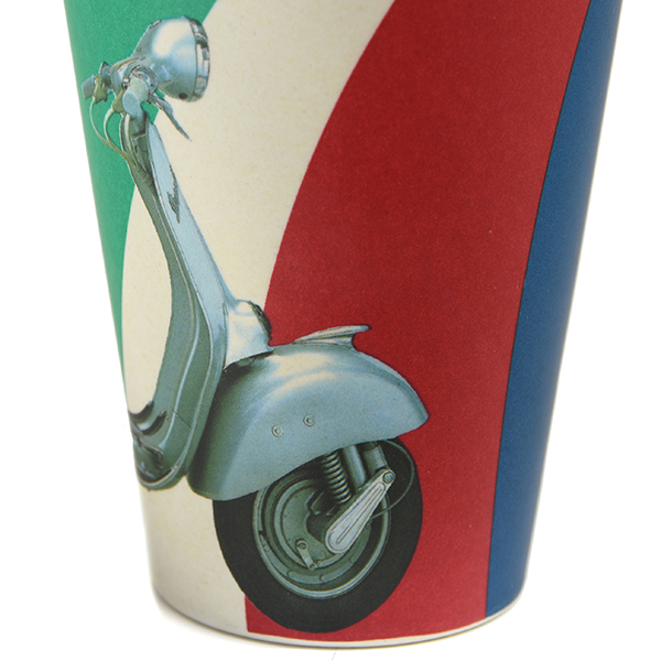 Vespa Bamboo Tumbler-ITALIAN FLAG-