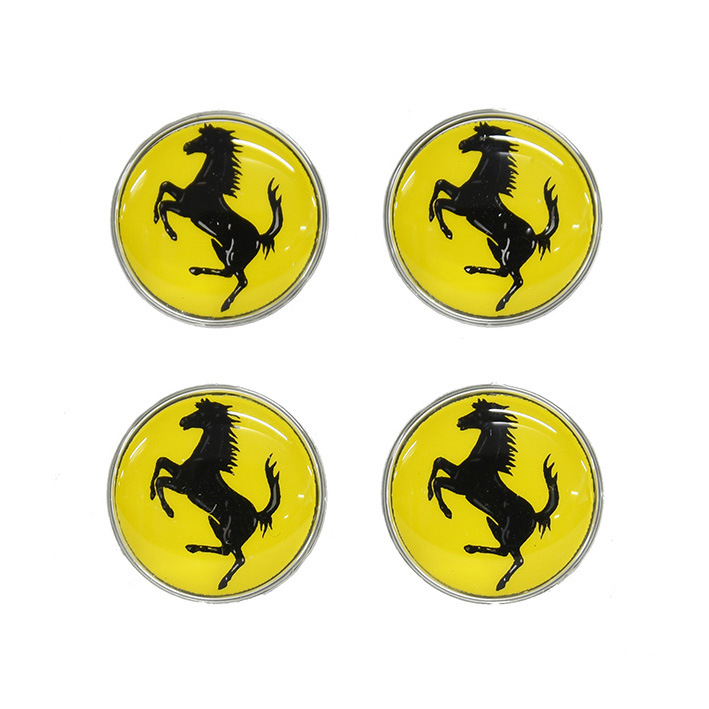 Ferrari(Cavallino) 3D Emblem Sticker Set