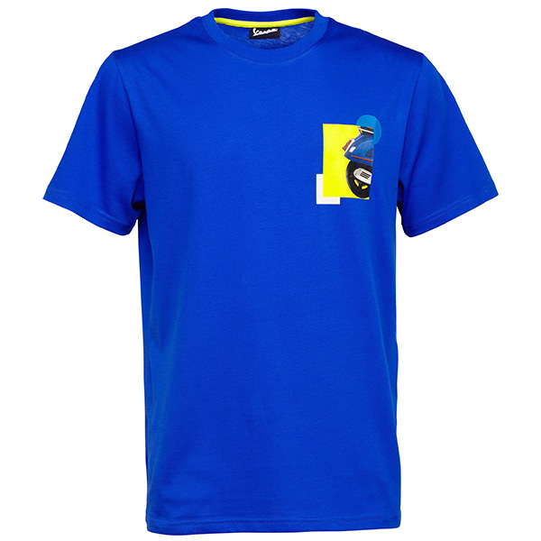 Vespa Official T-Shirts(Blue)