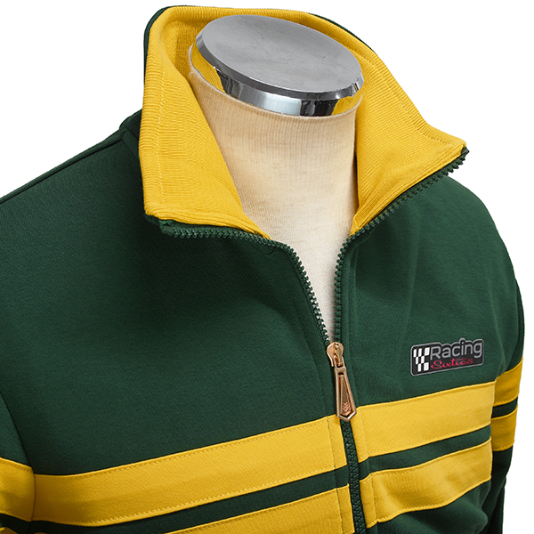 Vespa Zip-Up Sweat Shirts-Racing Sixty -(Green)