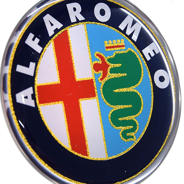 Alfa Romeo 3D Emblem Stickers(45mm)-21847-