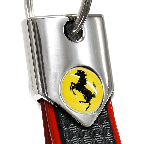 Ferrari Emblem Emblem Keyring(Carbon Look)