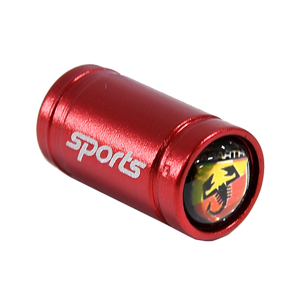 ABARTH Emblem Air Valve Cap(Red)