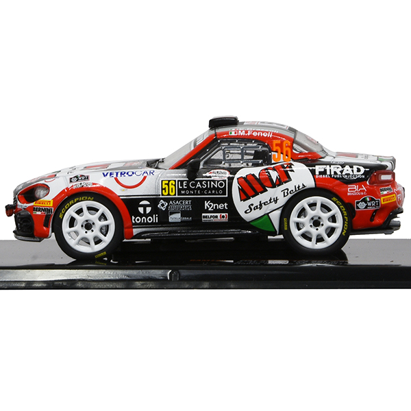 1/43 ABARTH 124 Rally Miniature Model-2019- (E.Brazzolli/M. Fenoli#56)