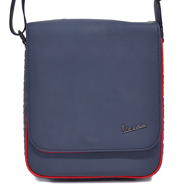 Vespa Official Rubber coating Schoulder Bag(Navy)