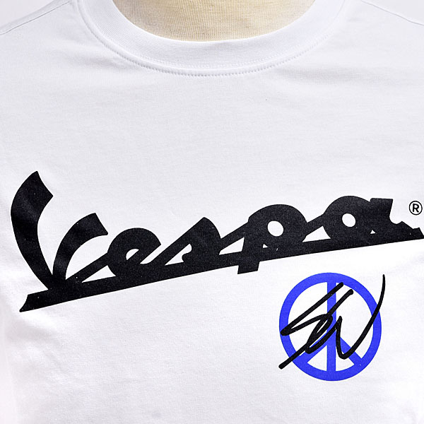 Vespa Sean Wotherspoon Collaboration T-shirts(White)