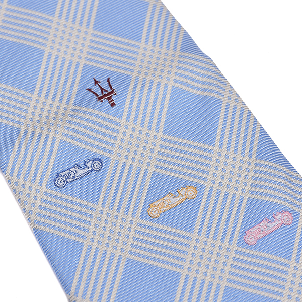 MASERATI Neck Tie(Lattice/Blue)