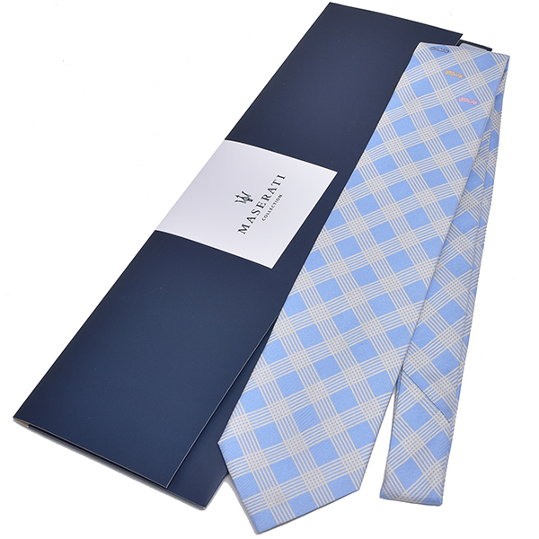 MASERATI Neck Tie(Lattice/Blue)