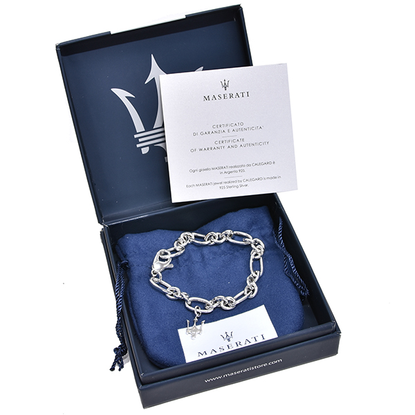 MASERATI Silver Bracelet(Trident)