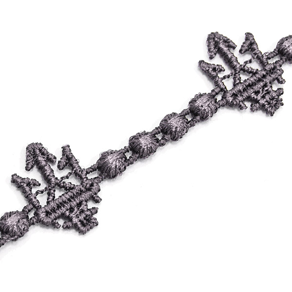 MASERATI TRIDENTE Lace Bracelet by Cruciani(Gray)