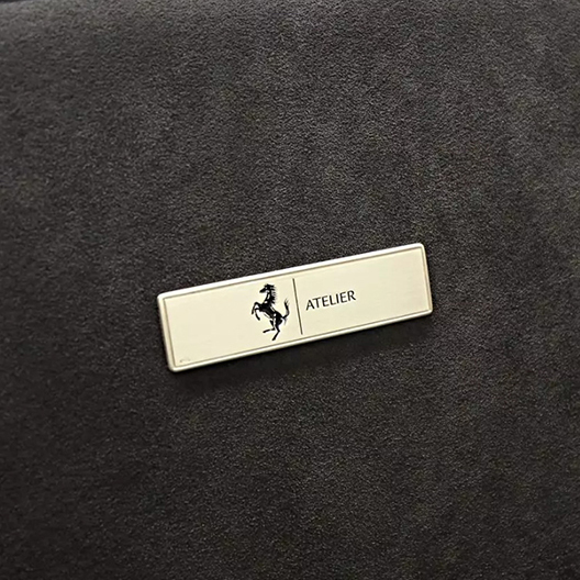 Ferrari Genuine ATELIER Interior Plate (Silver925)