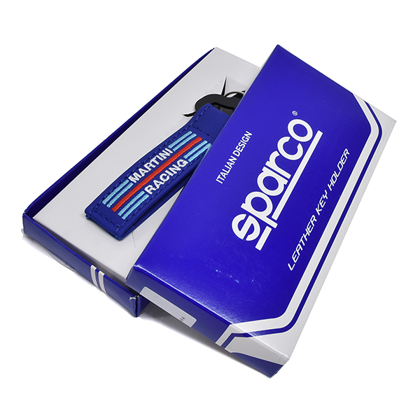 MARTINI RACING Official Leather Strap Keyring by Sparco