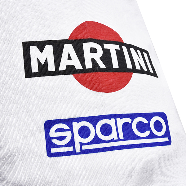 MARTINI RACING Official T-shirts(White) by Sparco