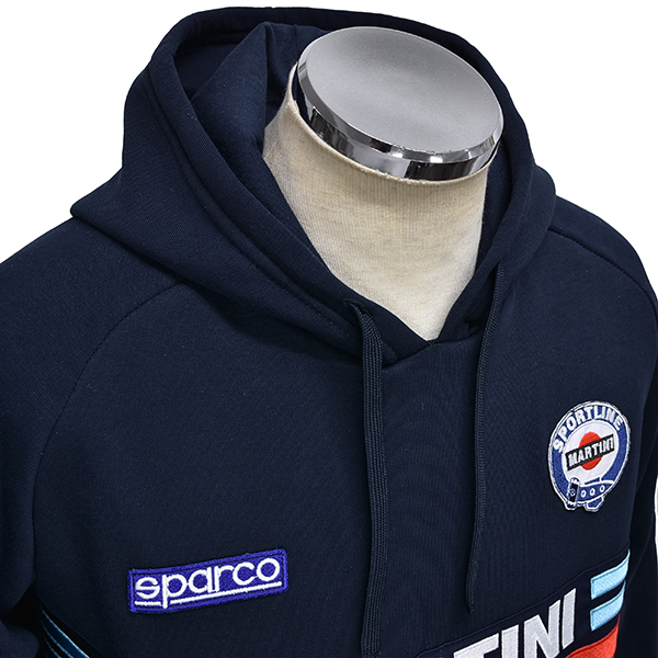 MARTINI RACING Official Hooded Felpa(Navy) by Sparco