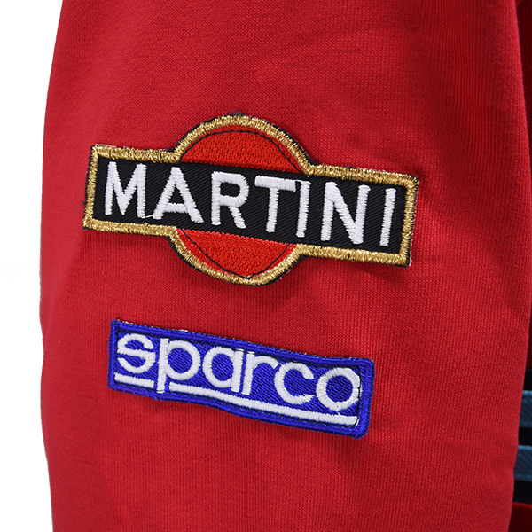 MARTINI RACING Official Hooded Felpa(Red) by Sparco