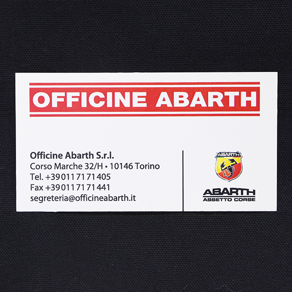 OFFICINE ABARTH Shop Card