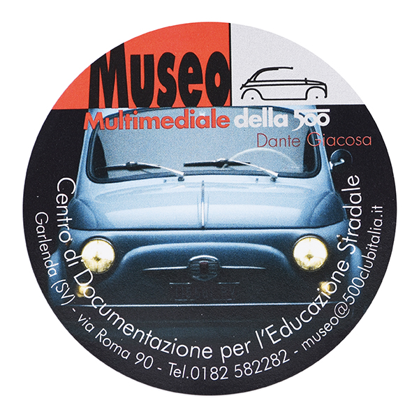 MUSEO MULTIMEDIALE DELLA 500 DANTE GIACOSA Sticker(NEW)