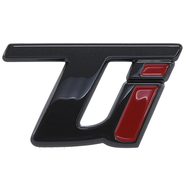 Alfa Romeo Genuine Ti Emblem(Black/Red)