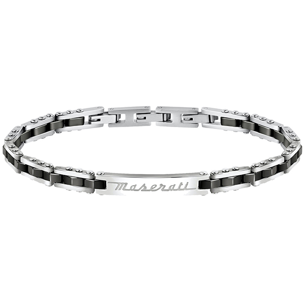 MASERATI Genuine Stainless Steel/Ceramic Bracelet (JM220ASR06)