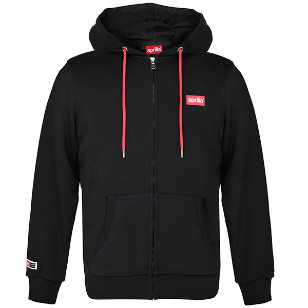 Aprilia Official Life Style Zip Up Hoodie(Black)