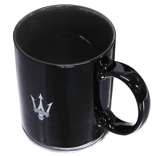 MASERATI Genuine New Logo & Emblem Mug Cup(Black)