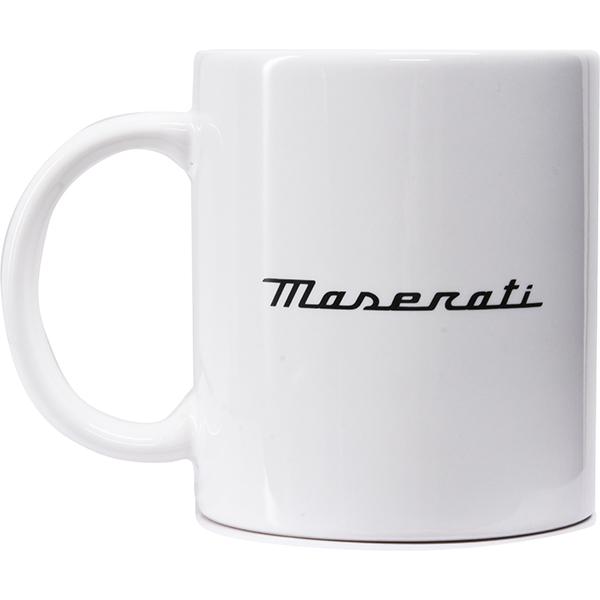 MASERATI Genuine New Logo & Emblem Mug Cup(White)