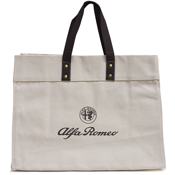 Alfa Romeo Official Natural Canvas Tote Bag