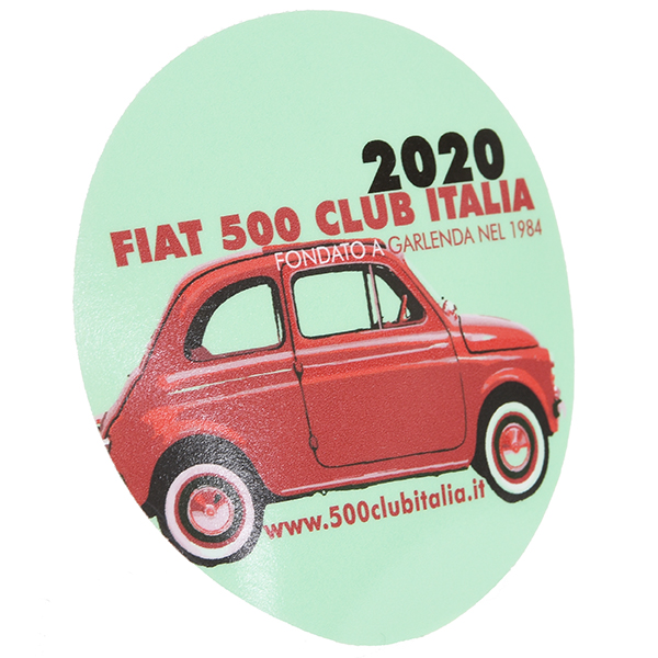 FIAT 500 CLUB ITALIA 2010 Sticker