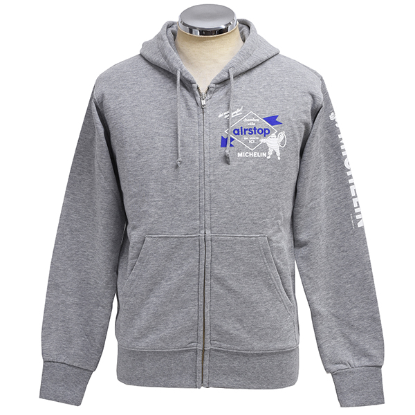 MICHELIN Zip Up Hoodie-Airstop-(Gray)